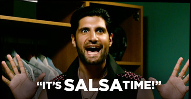 "It's salsa time!" - from Cuban Fury, the second best dance movie ever (after Dirty Dancing of course)