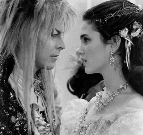 Jareth & Sarah in The Labyrinth